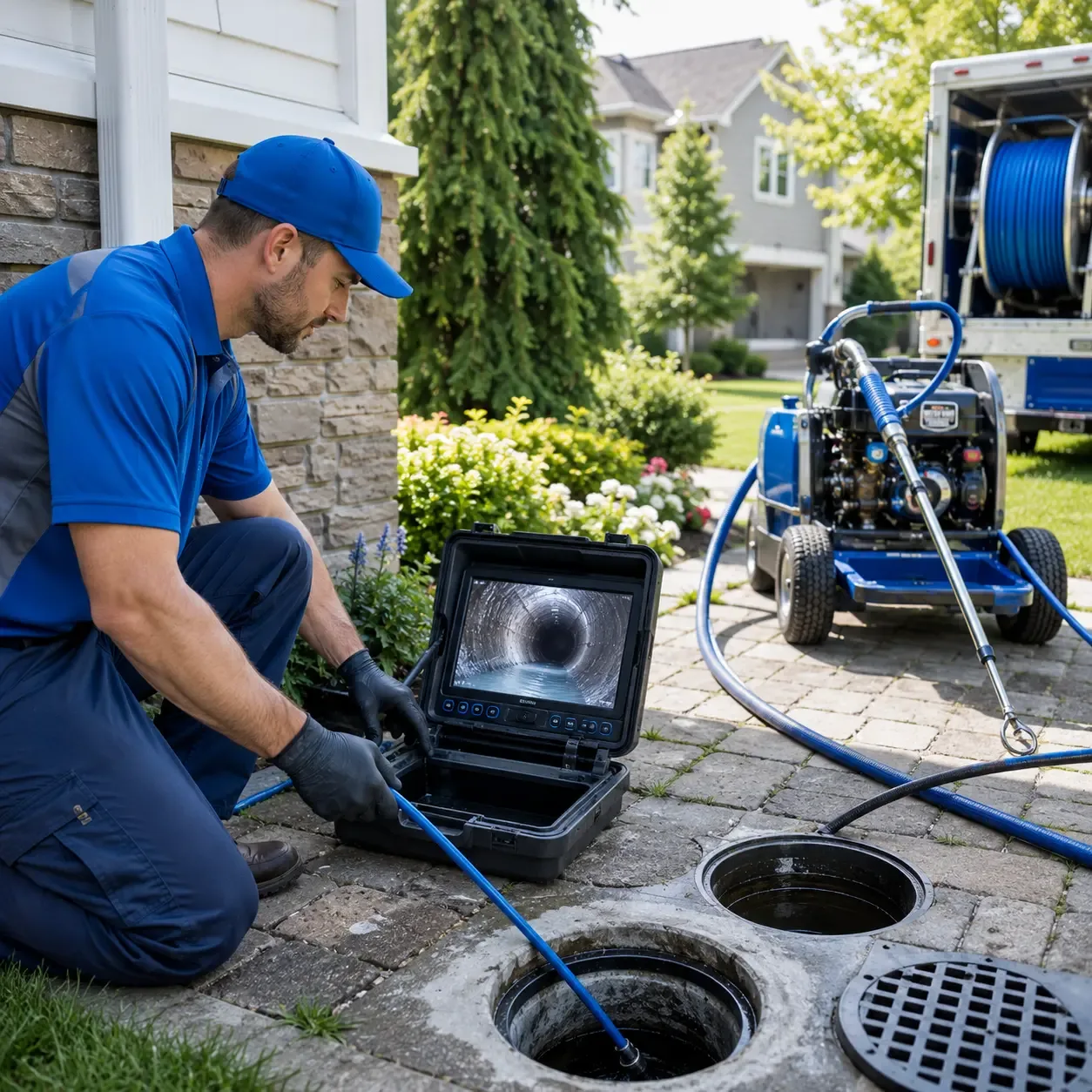 Outdoor drain cleaning professionals serving Attica, NY